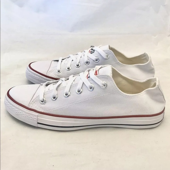 Converse Chuck Taylor All Star White Low Top Sneakers M10/ W11.5 - Picture 9 of 10